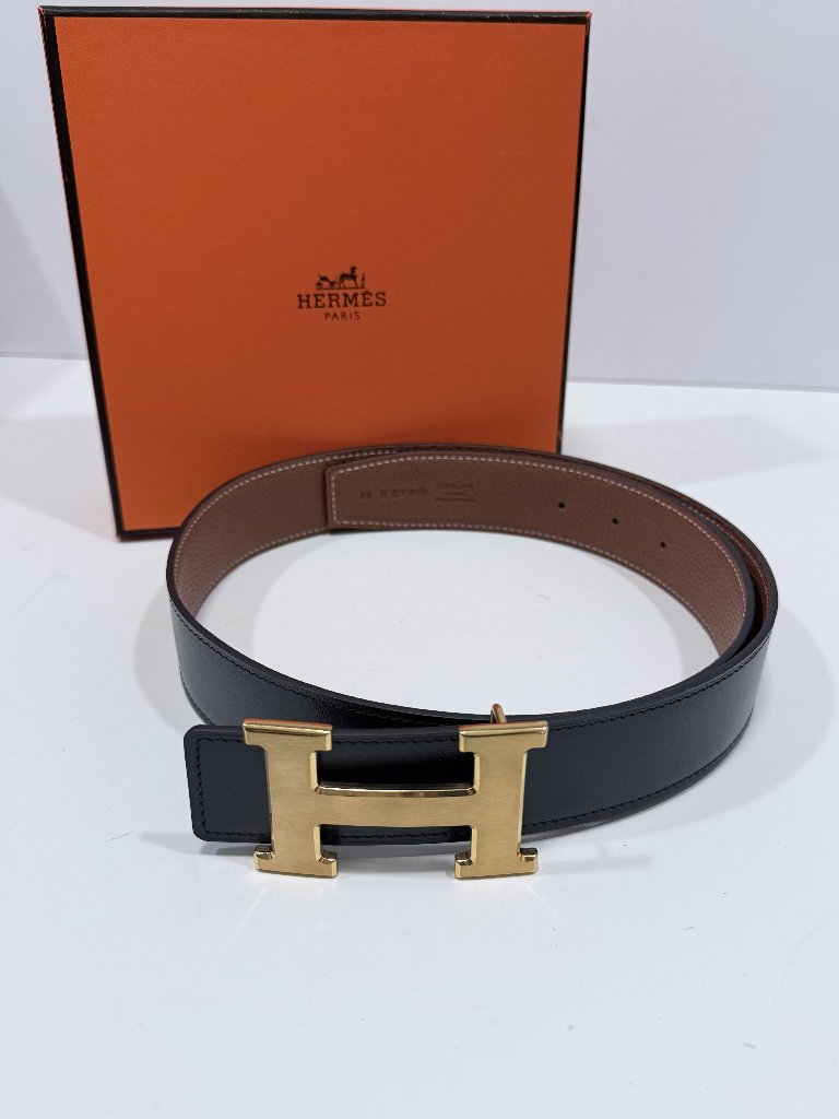 Hermes Women's Black Belt Sz 85